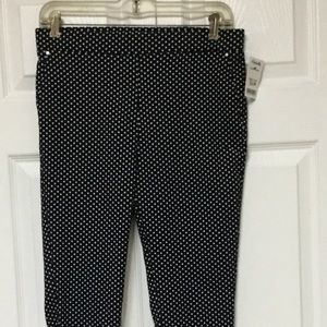 NWT Jones New York Size S Navy/Ivory Skinny Pants